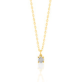 Silver Stud Necklace